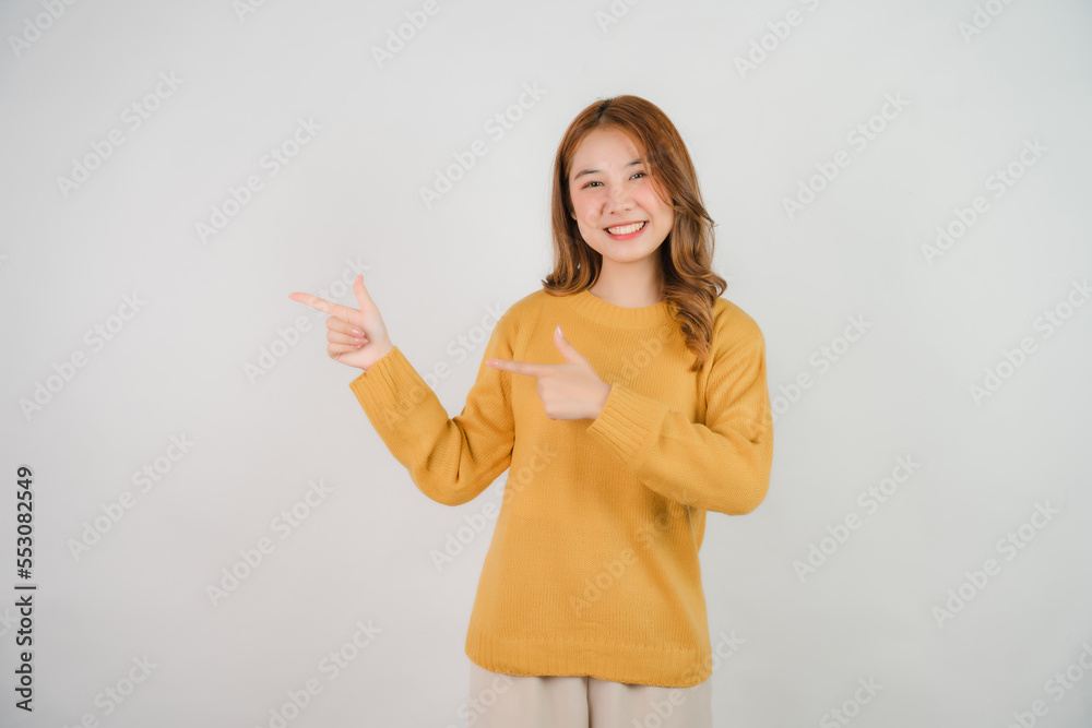 portrait of attractive asian woman isolated on white background portrait of attractive asian woman isolated on white background
