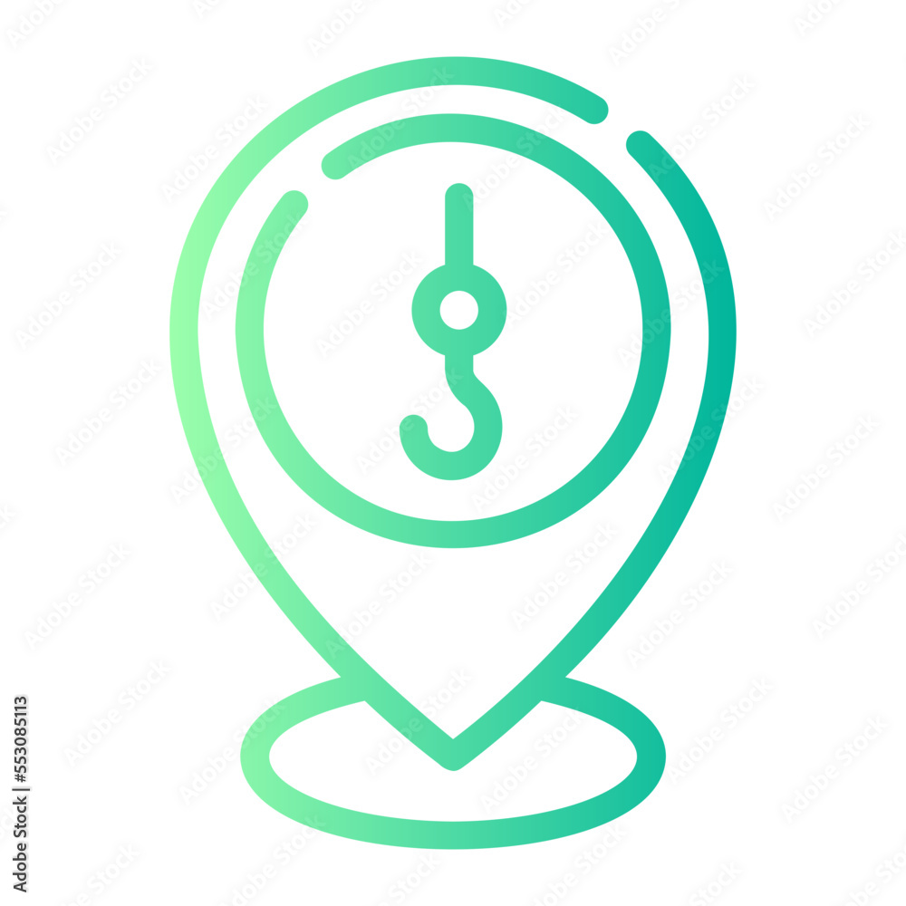 location gradient icon