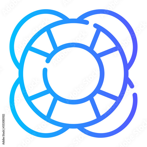 lifesaver gradient icon