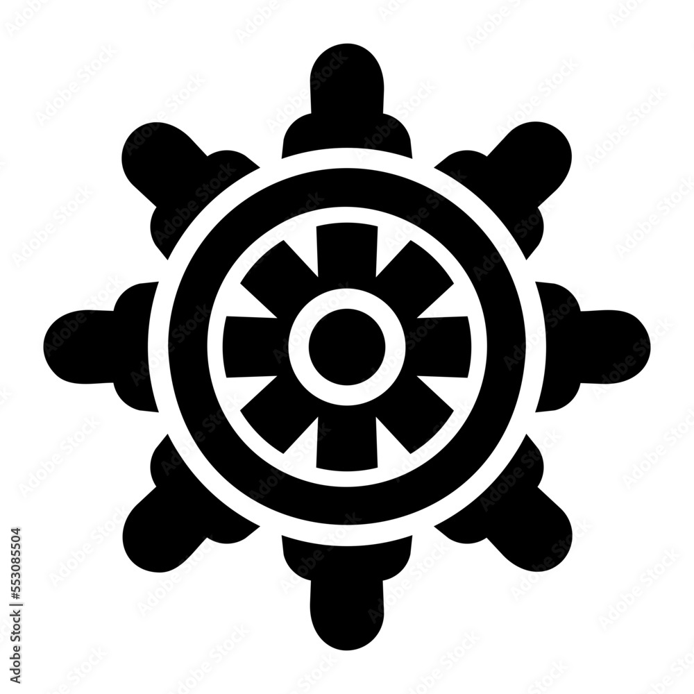 rudder glyph icon rudder glyph icon