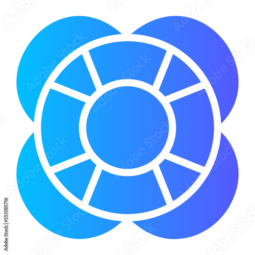 lifesaver gradient icon