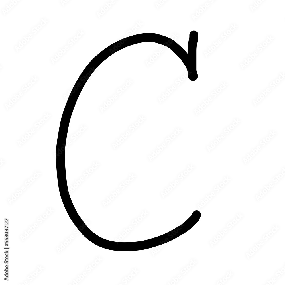 Handwriting Alphabet C Handwriting Alphabet C