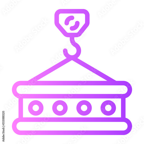 girder gradient icon
