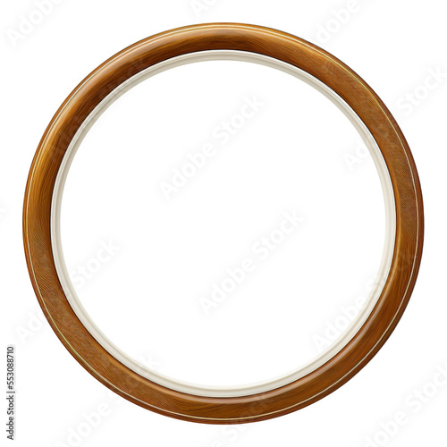 wooden round frame
