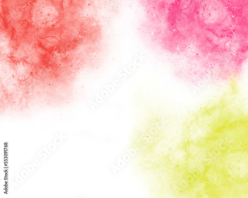 Colorful powder