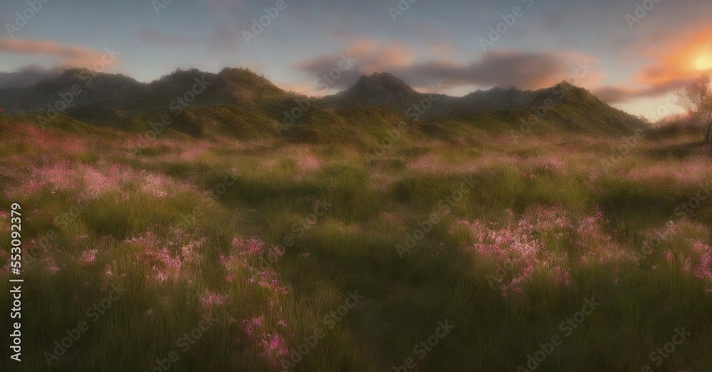 Obraz premium Sunset Landscape