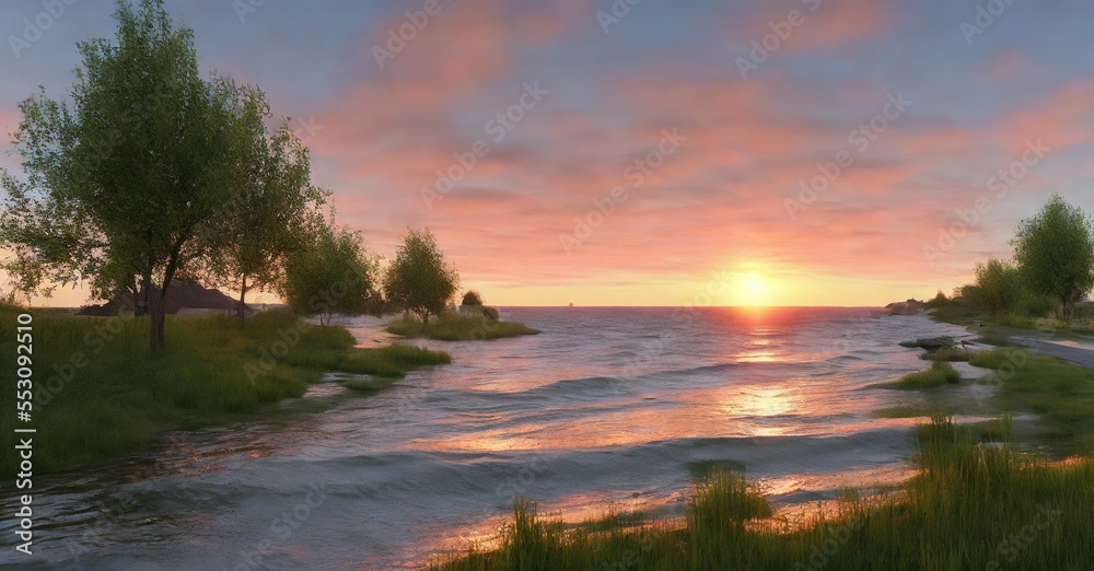 Sunset Landscape Sunset Landscape
