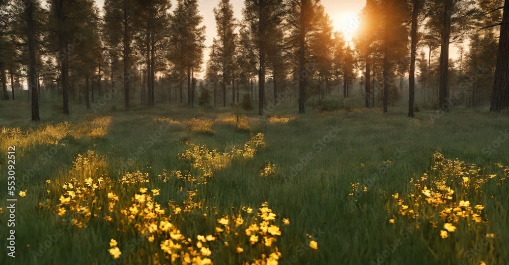 Obraz premium Sunset Landscape