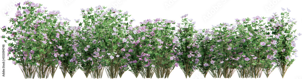 Flower bush cutout Flower bush cutout