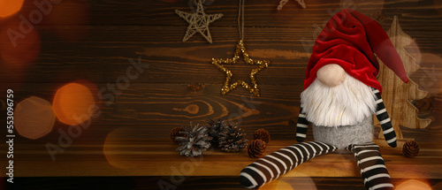 Christmas gnome with decora...