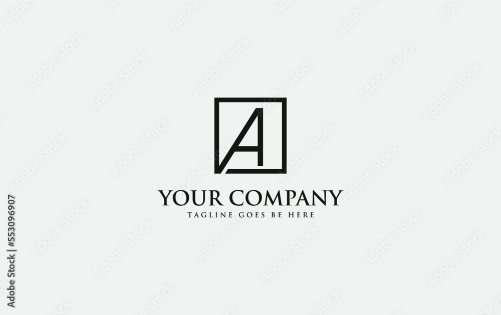 Square brand stylish logo icon and simple elegant flat symbol logo design vector brand Square stylish icon letter A Square brand stylish logo icon and simple elegant flat symbol logo design vector brand Square stylish icon letter A
