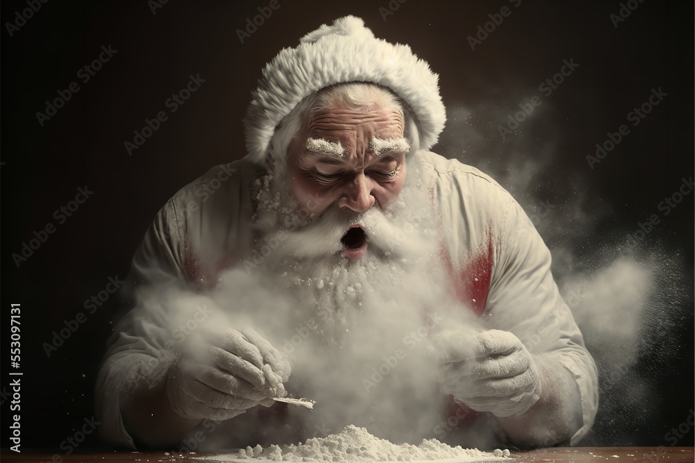 Bad santa claus, bad character of santa Stock Illustration Adobe Stock