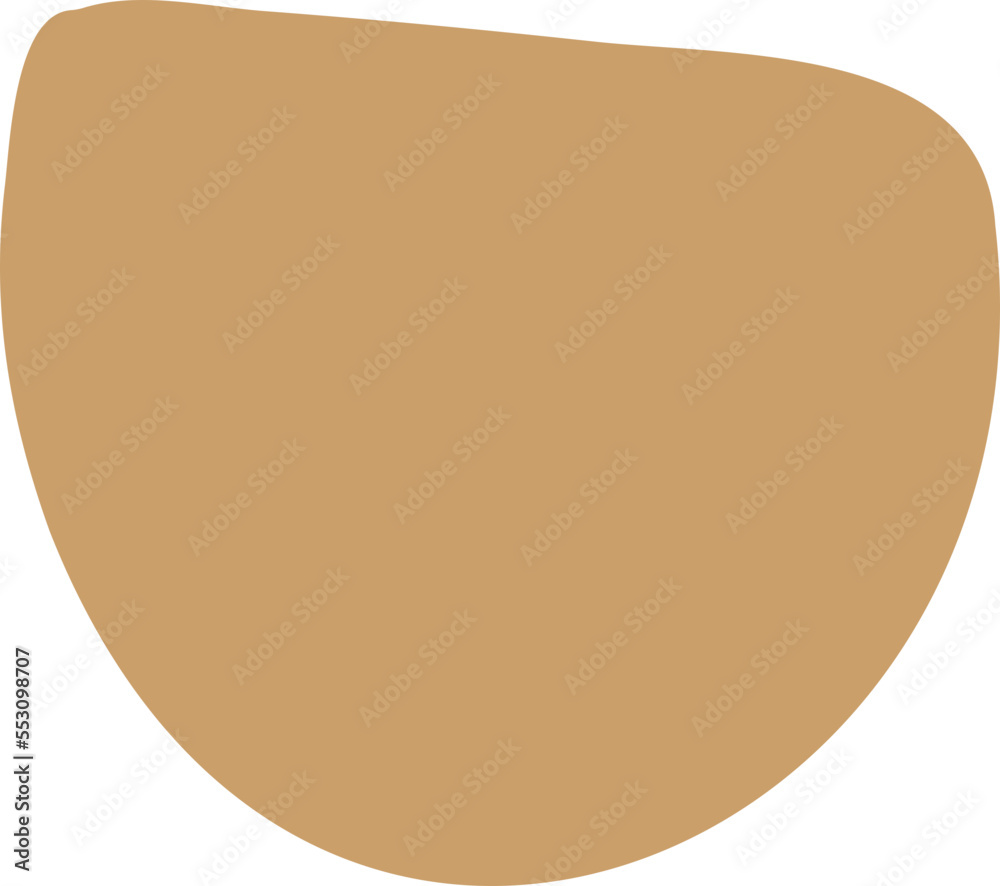 Abstract organic shape vector