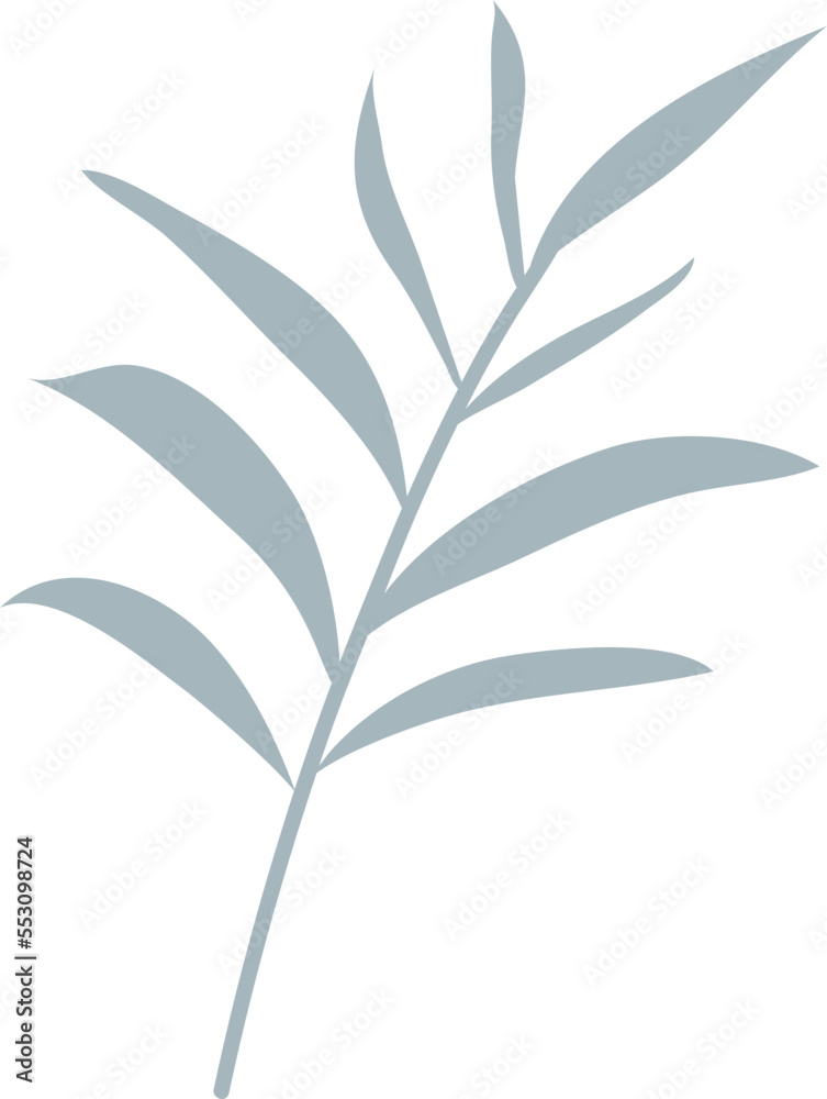 Abstract leaf branch vector Abstract leaf branch vector