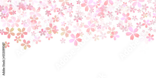 桜　年賀状　和柄　背景	