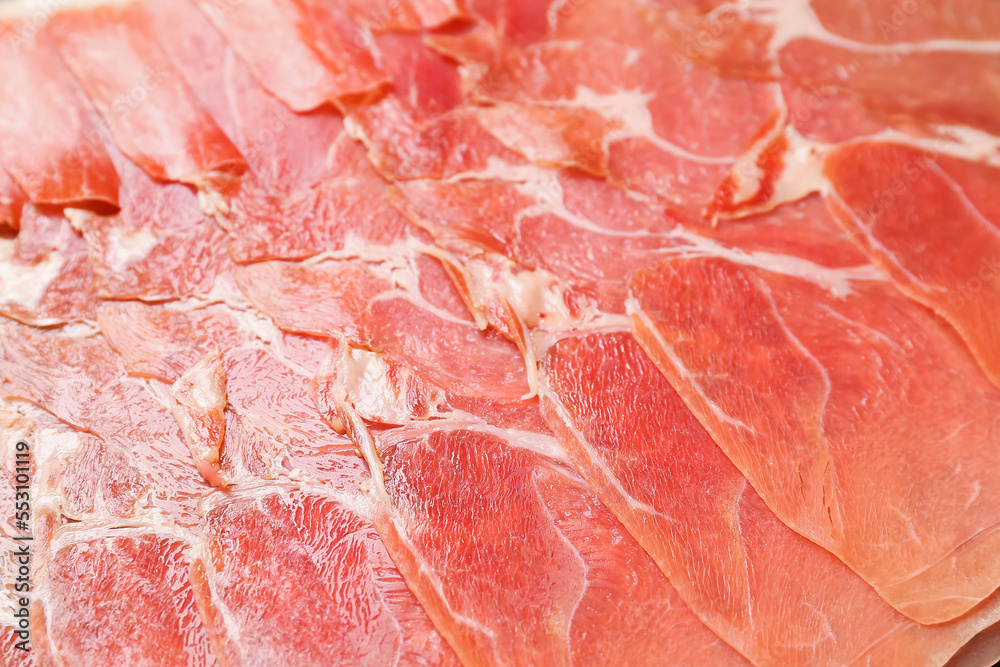 Slices of delicious ham as background, closeup Slices of delicious ham as background, closeup