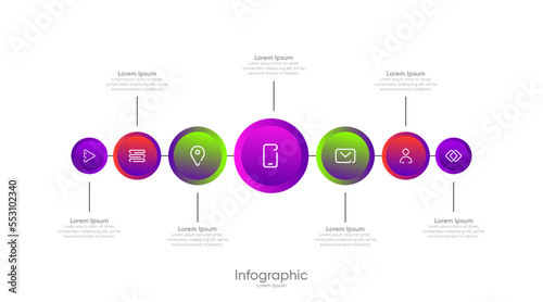 Vector Infographics design templates, and business concepts, can be used for workflow layout, diagrams, annual reports