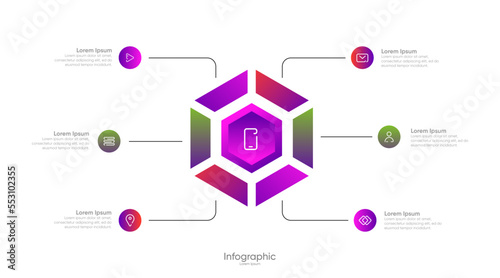 Vector Infographics design templates, and business concepts, can be used for workflow layout, diagrams, annual reports
