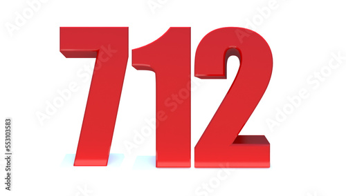 712 number