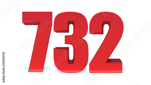 732 number