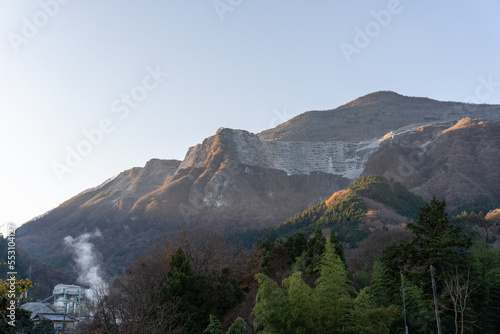 Buko Mt. limestone mine in Japan