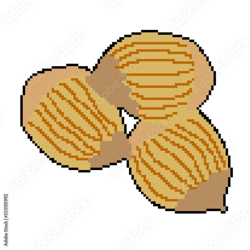 pixel icon proper nutrition hazel nut