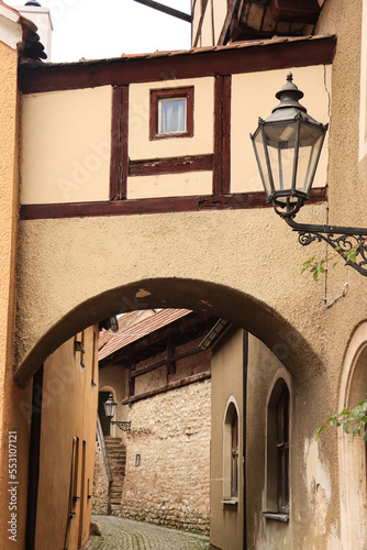 Romantisches Berching; Mittelalterliche Wehrmauer an der Klostergasse photo