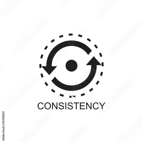 consistency icon , business icon vector