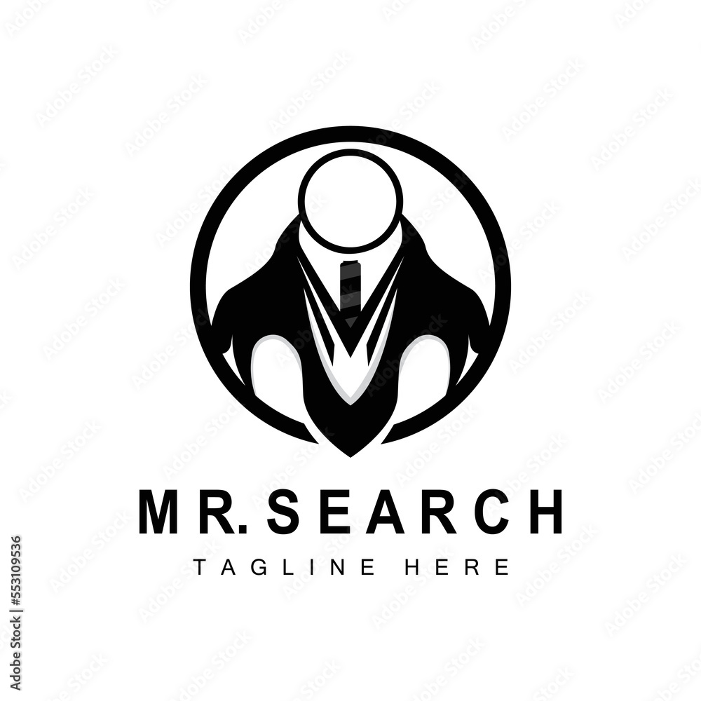 Search Logo Design, Detective Illustration, Home search, Glass Lens, Company Brand Vector