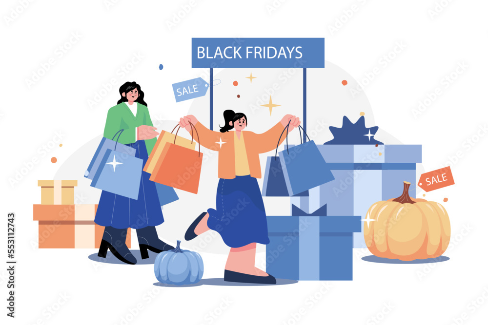 Thanksgiving Day Illustration concept on white background Thanksgiving Day Illustration concept on white background
