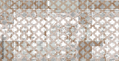 Bohemian modern abstract, ethnic highly detailed abstract texture or grunge background. For art texture vintage paper or border frame, damask pattern for carpet, rug, scarf, clipboard, shawl pattern