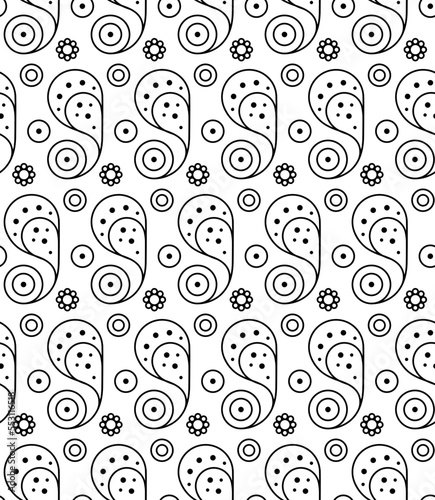 Abstract geometric seamless pattern. Vector illustration. EPS 10
