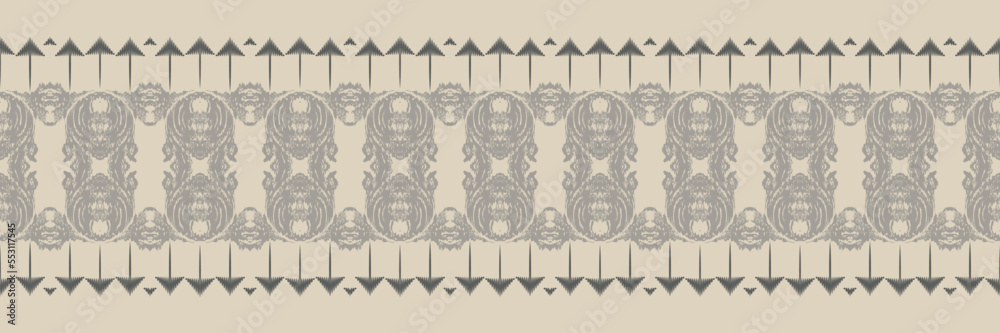 Ikat pattern tribal Africa Seamless Pattern. Ethnic Geometric Ikkat ...