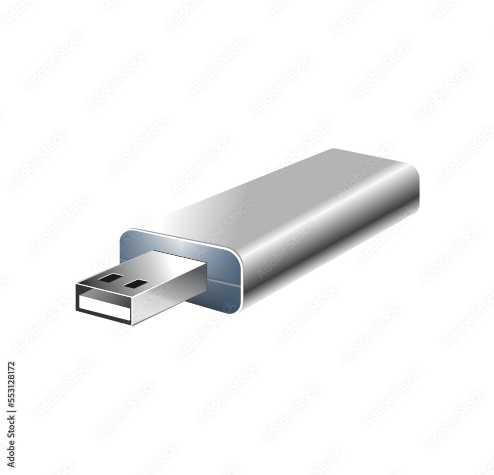 Thumb drive. Pen. Flash memory stick. USB device icon. External computer storage sign. Realistic drawing. Fast SSD. New icons vector illustration. Thumb drive. Pen. Flash memory stick. USB device icon. External computer storage sign. Realistic drawing. Fast SSD. New icons vector illustration.