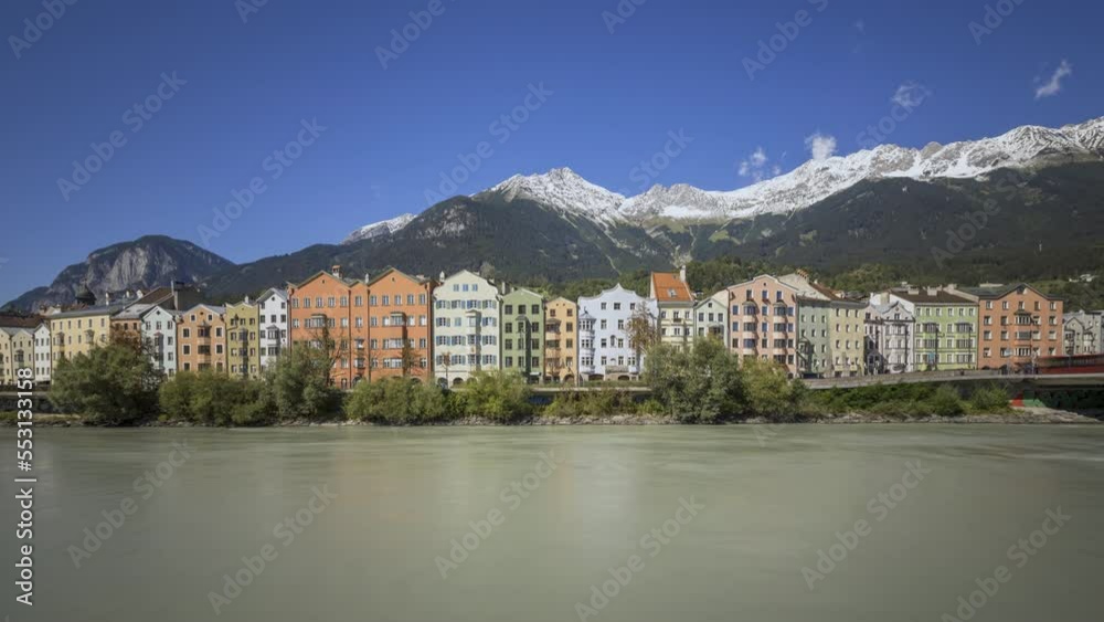 Innsbruck winter skyline aerial view time lapse austria innsbruck Innsbruck winter skyline aerial view time lapse austria innsbruck