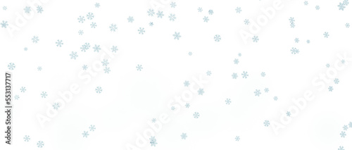 Snowflakes falling down on transparent background, heavy snow flakes isolated, Flying rain, overlay effect for composition.
