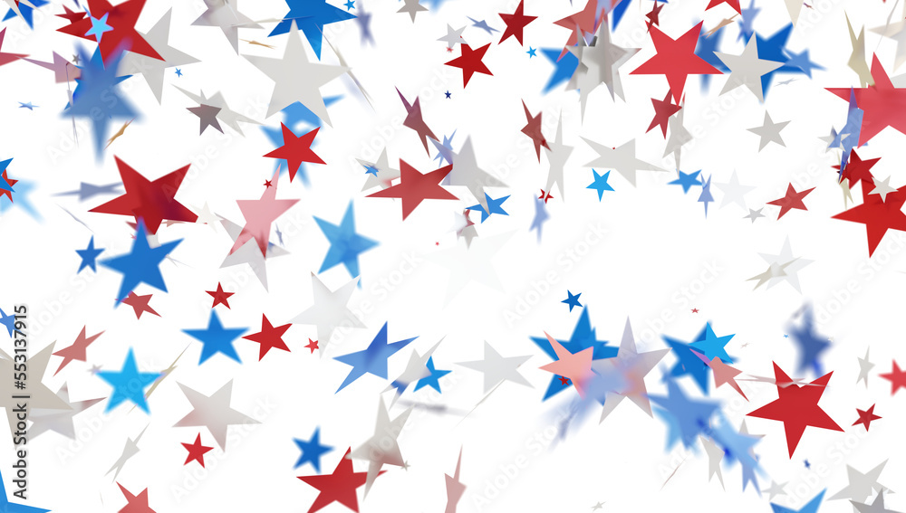 Fototapeta premium seamless confetti stars background.
