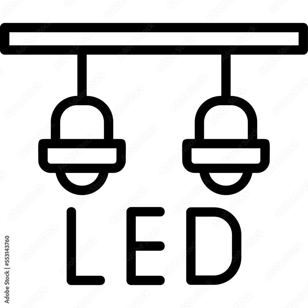 Led Lamp Icon Led Lamp Icon