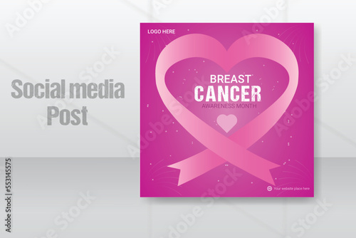 Cancer awareness month Instagram posts collection
