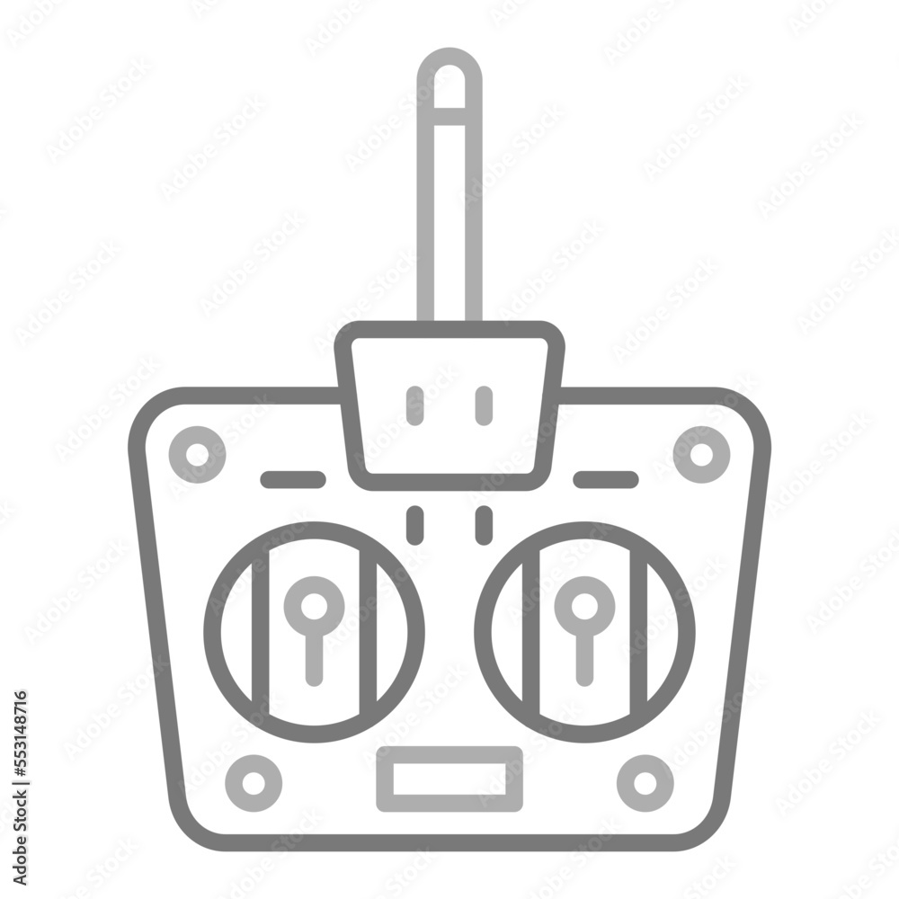 Remote Greyscale Line Icon Remote Greyscale Line Icon