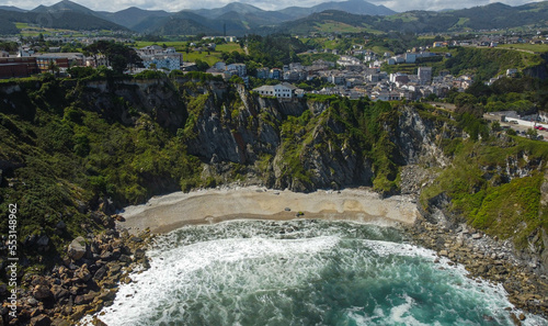 Asturias, beach and nature photo