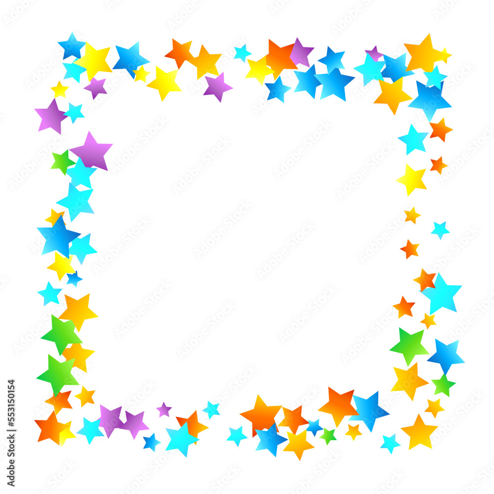 Rainbow Festive Confetti. Carnival Star Falling. Rainbow Festive Confetti. Carnival Star Falling.