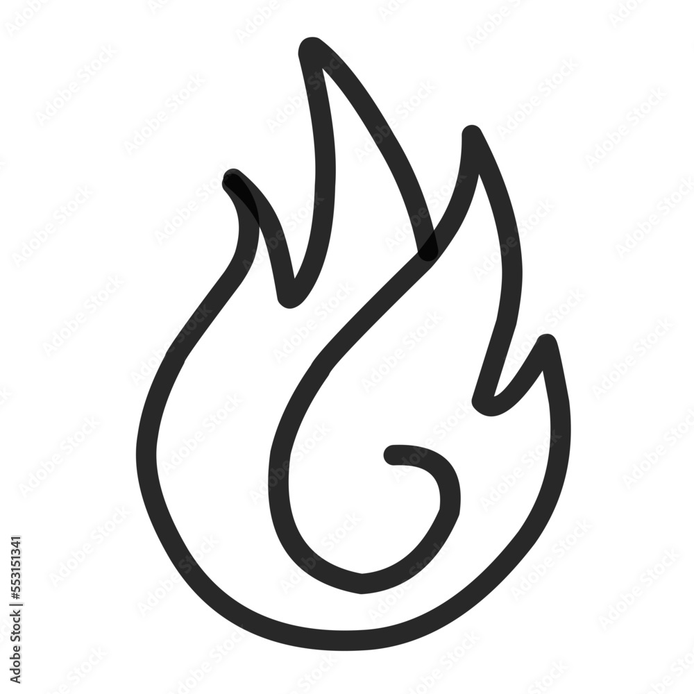 Fire Line Icon Fire Line Icon