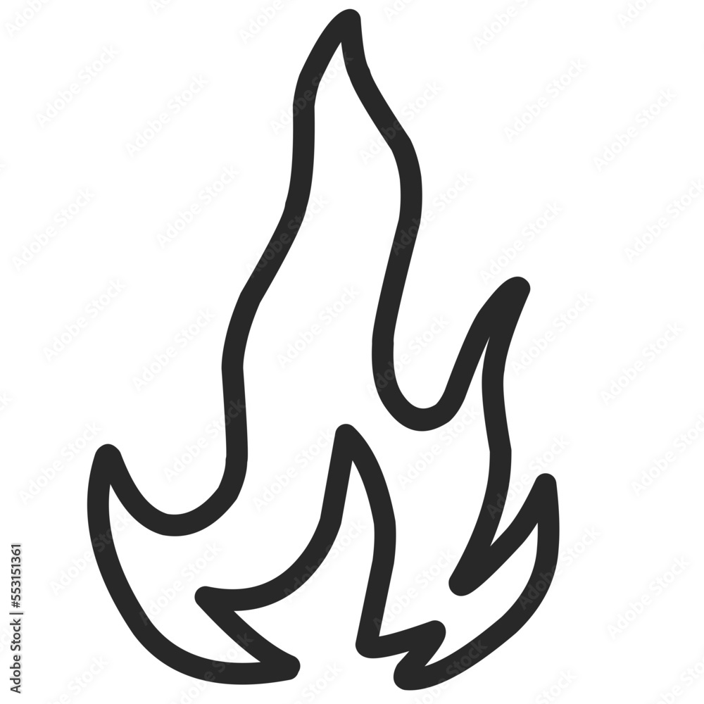 Fire Line Icon Fire Line Icon