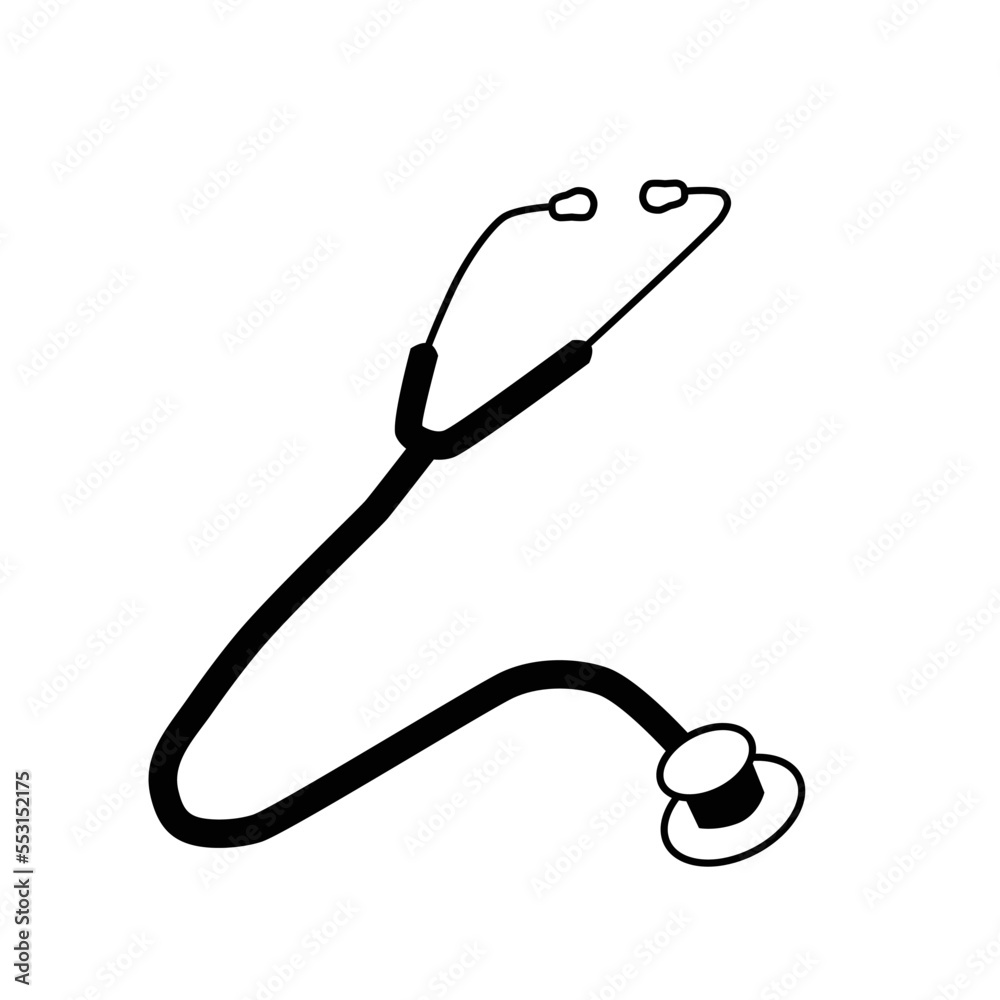 black and white stethoscope suitable for use in the world of health black and white stethoscope suitable for use in the world of health