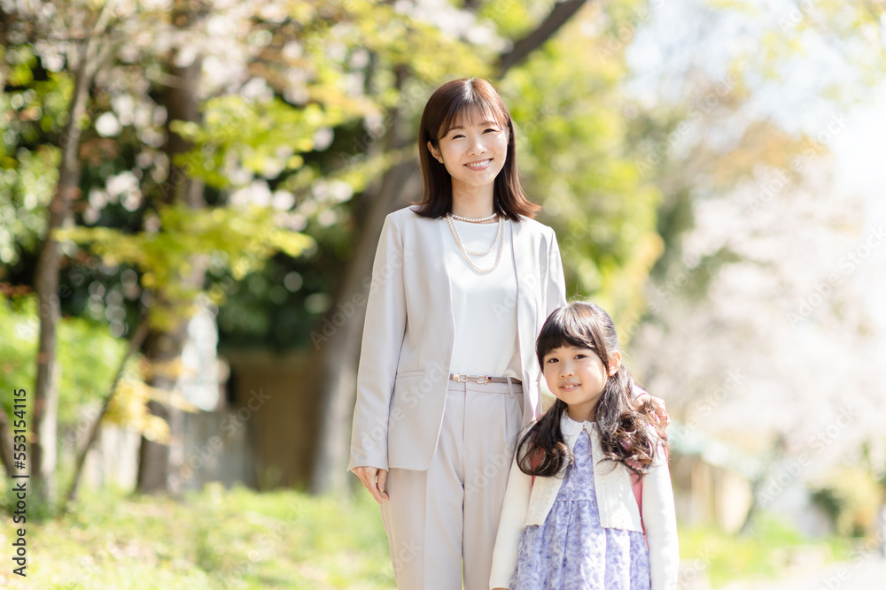 Fototapeta premium 母娘のポートレート