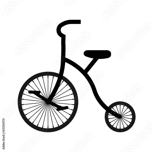 circus bike icon vector
