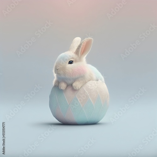Easter bunny created with AI © MK online