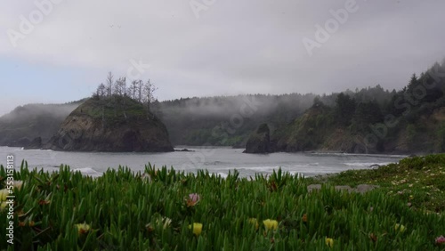 Beach views in Trinidad, California. Part of the California Coastal National Monument.  photo