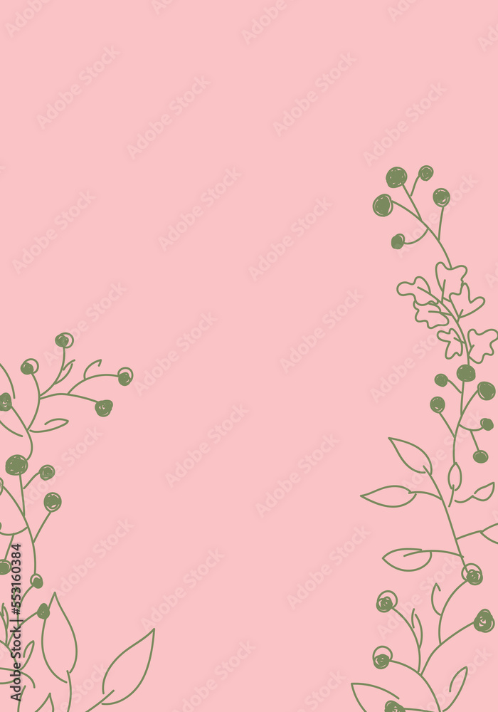 Vector. Merry Christmas and Happy New Year floral background, copy space for your text. Rustic vertical frame template for Christmas cards, wedding invitations, party invitation. Hand-drawn sketch. Vector. Merry Christmas and Happy New Year floral background, copy space for your text. Rustic vertical frame template for Christmas cards, wedding invitations, party invitation. Hand-drawn sketch.